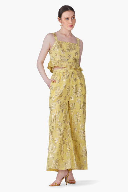 Set of 6 Sunlit Sea Coastal Lurex Pants(S, M & L)