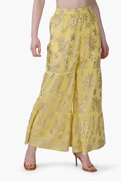 Set of 6 Sunlit Sea Coastal Lurex Pants(S, M & L)