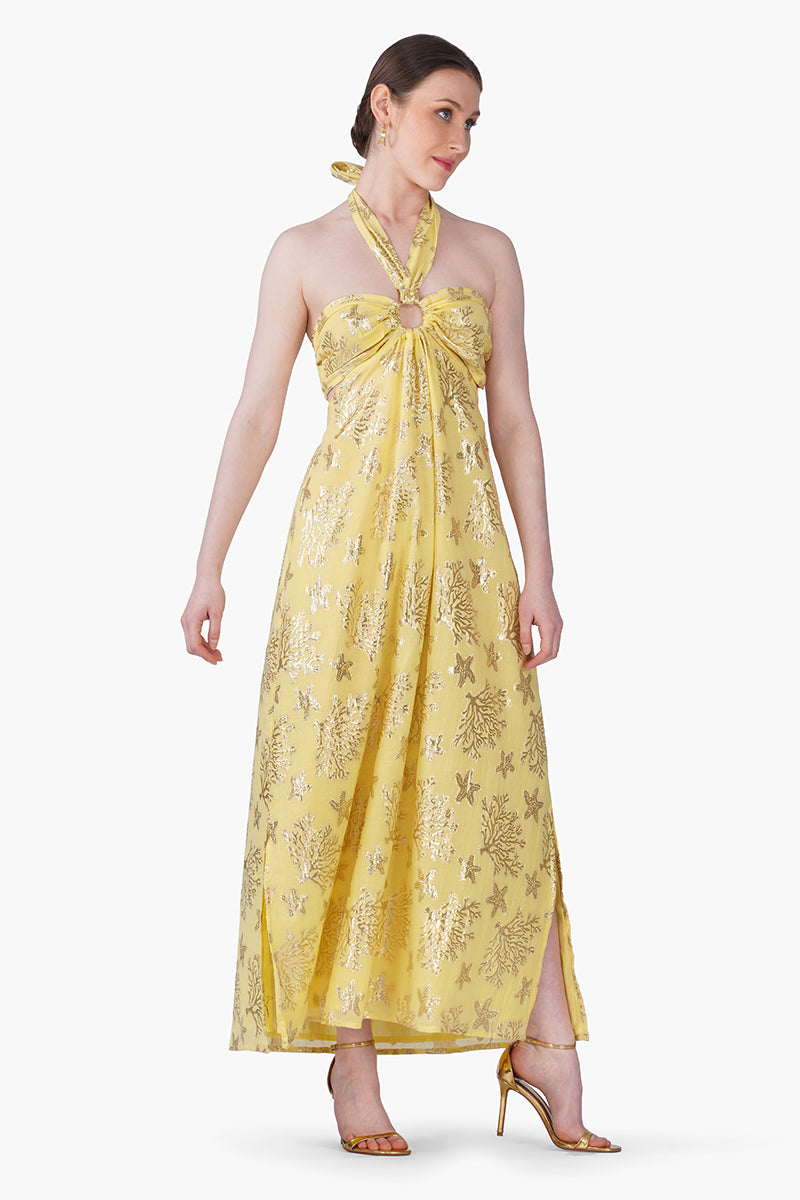 Set of 6 Sunlit Sea Coastal Lurex Dress(S, M & L)