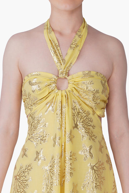 Set of 6 Sunlit Sea Coastal Lurex Dress(S, M & L)