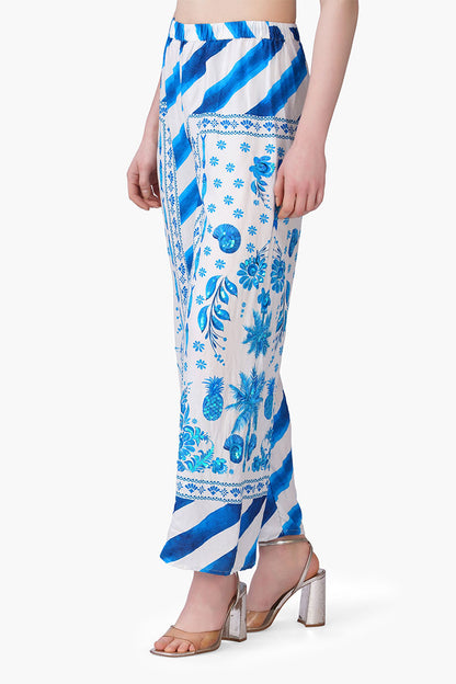 Set of 6 Porcelain Tide Fish Embellished Pants(S, M & L)