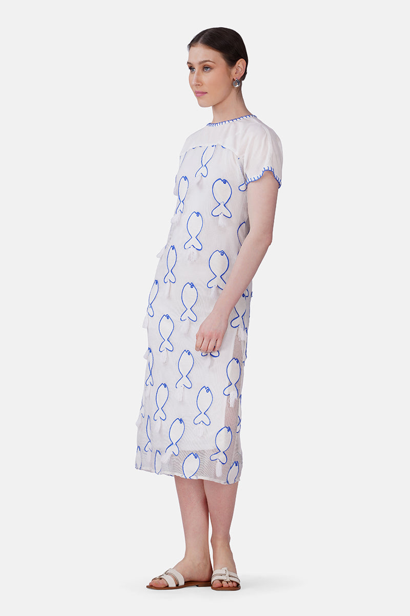 Set of 6 Net To Needle Fish Tassel Dress(S, M & L)