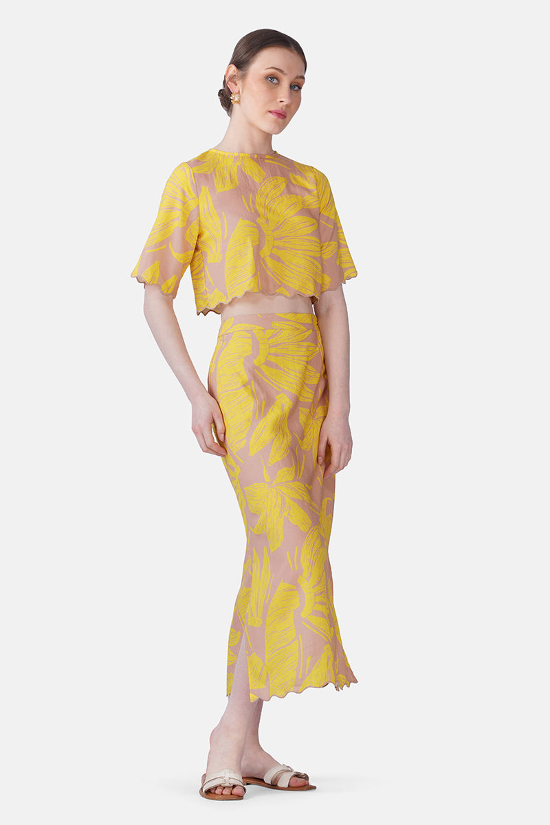 Set of 6 Banana Blush Print Top(S, M & L)