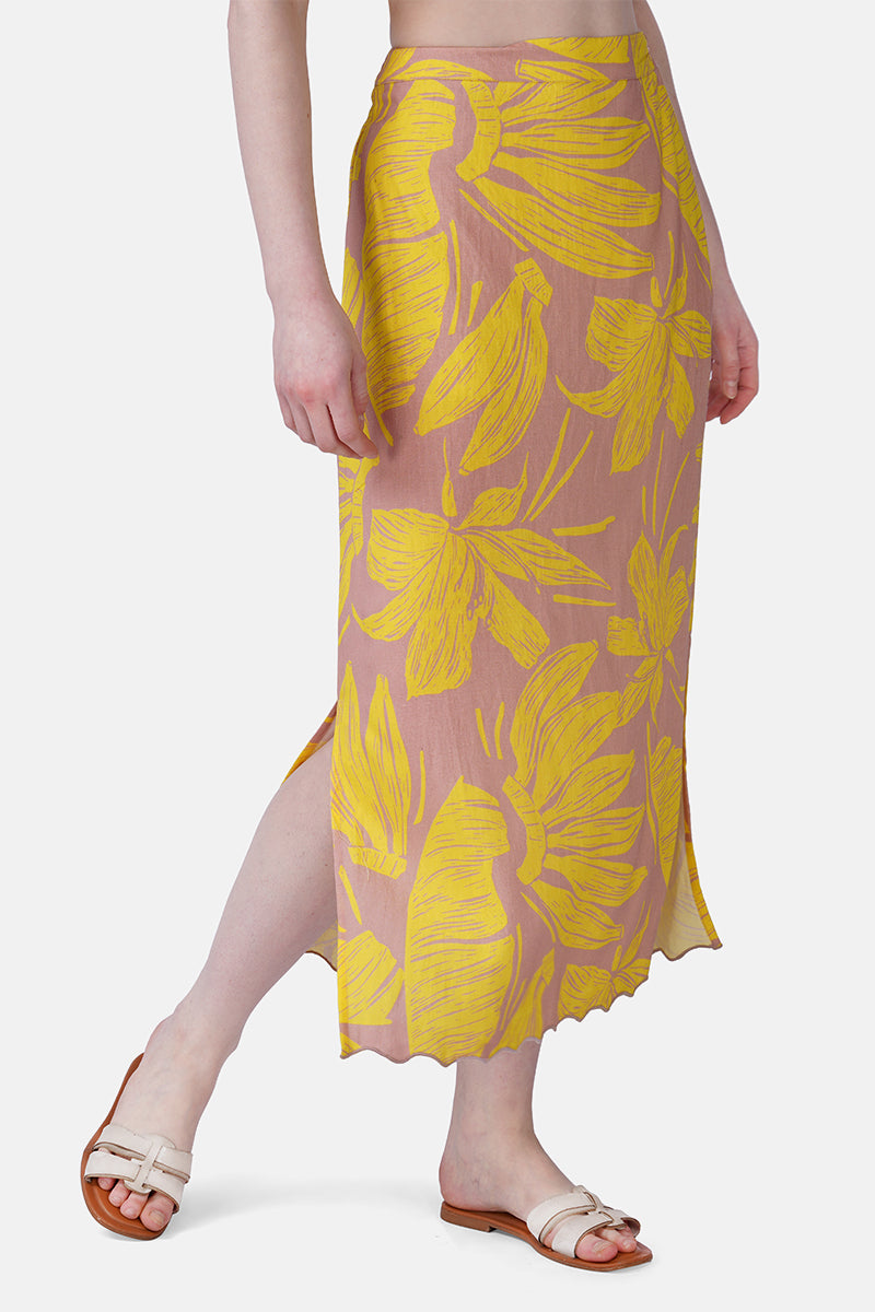 Set of 6 Banana Blush Print Skirt(S, M & L)