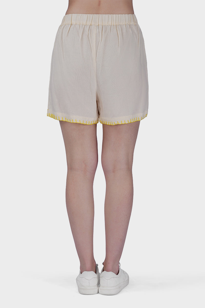 Set of 6 Sunset Banana Embroidered Shorts(S, M & L)