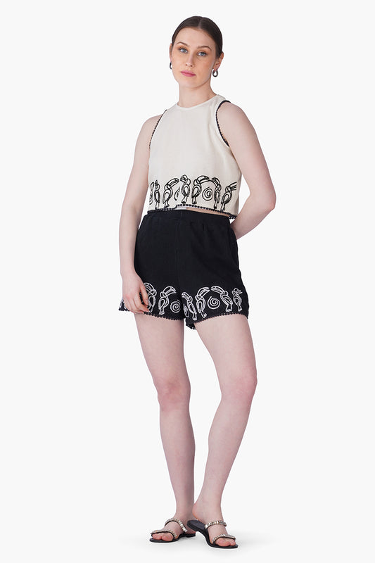 Set of 6 Exotic Toucan Black Short(S, M & L)