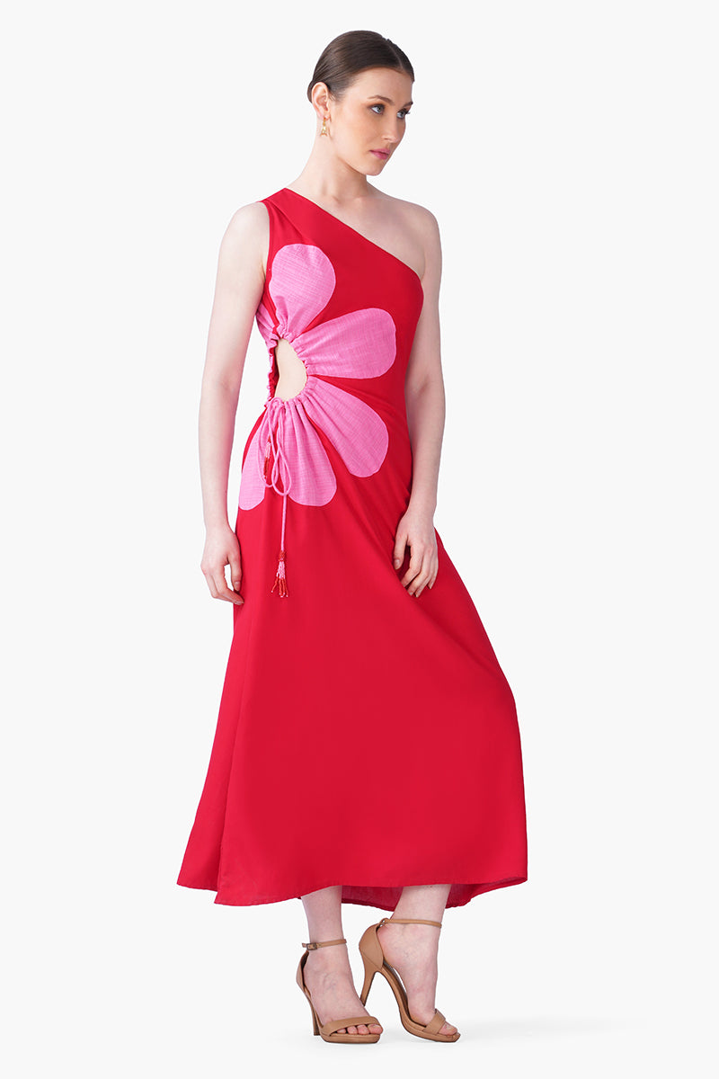 Set of 6 Rose Petal Scarlet Dress(S, M & L)