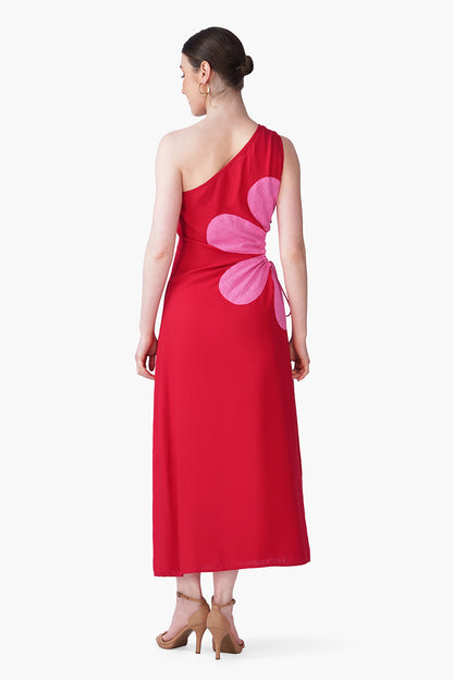 Set of 6 Rose Petal Scarlet Dress(S, M & L)