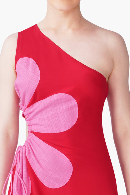 Set of 6 Rose Petal Scarlet Dress(S, M & L)