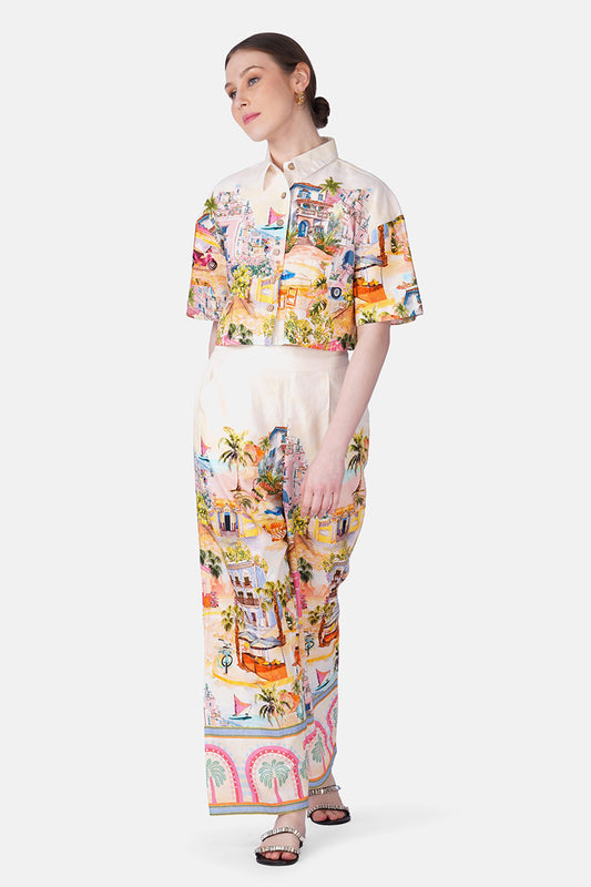 Set of 6 Summer Escape Vacation Printed Pant(S, M & L)