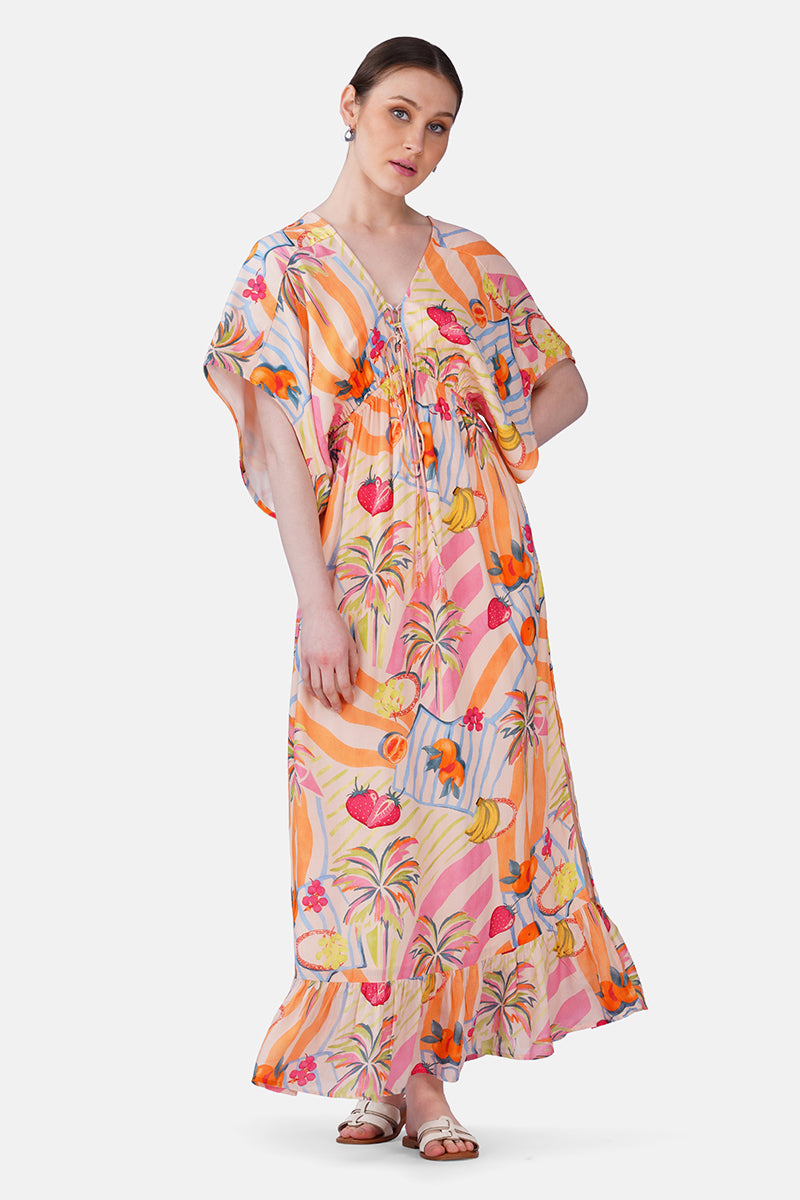 Set of 6 Berry Pop Maxi Dress(S, M & L)