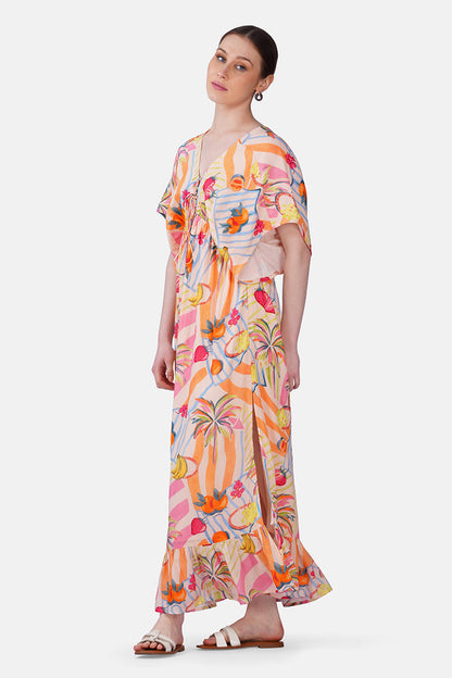 Set of 6 Berry Pop Maxi Dress(S, M & L)