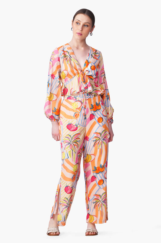 Set of 6 Fruit Berry Pop Peplum Top(S, M & L)