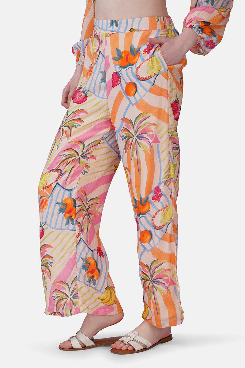 Set of 6 Fruit Berry Pop Printed Pants(S, M & L)