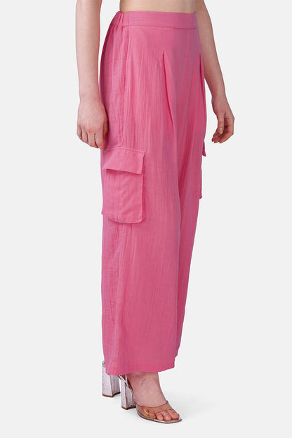 Set of 6 Bold Rose Cargo Pants(S, M & L)