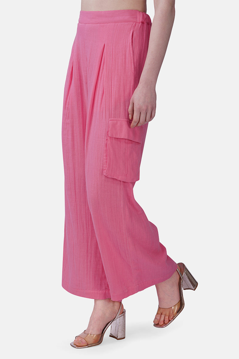 Set of 6 Bold Rose Cargo Pants(S, M & L)