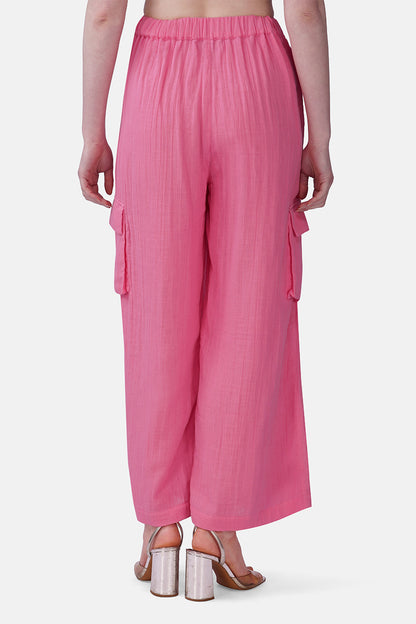 Set of 6 Bold Rose Cargo Pants(S, M & L)