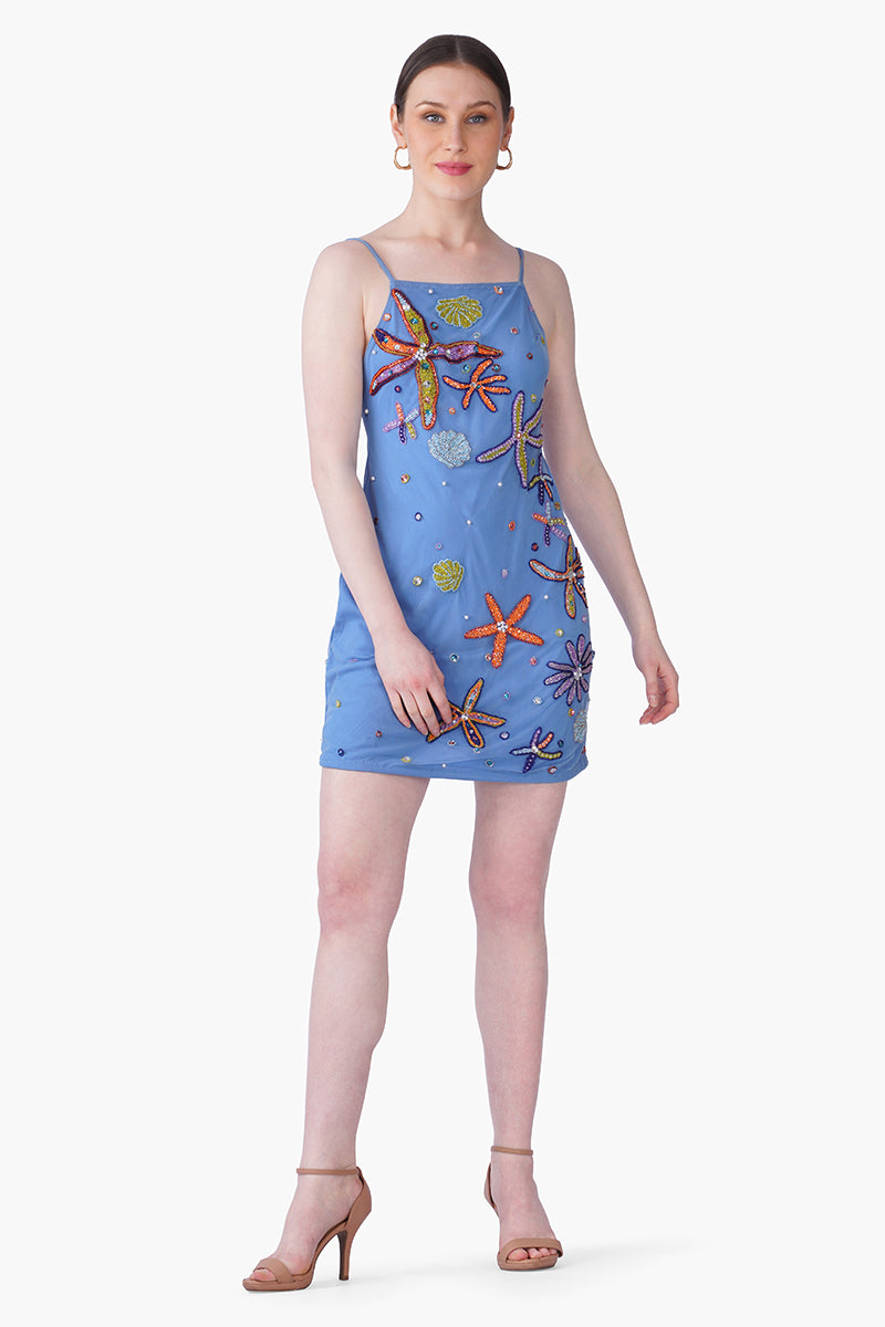Ocean Jewel Embellished Dress