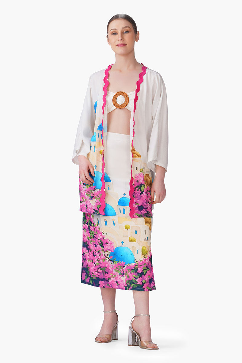 Set of 6 Santorini Dream Print Skirt(S, M & L)