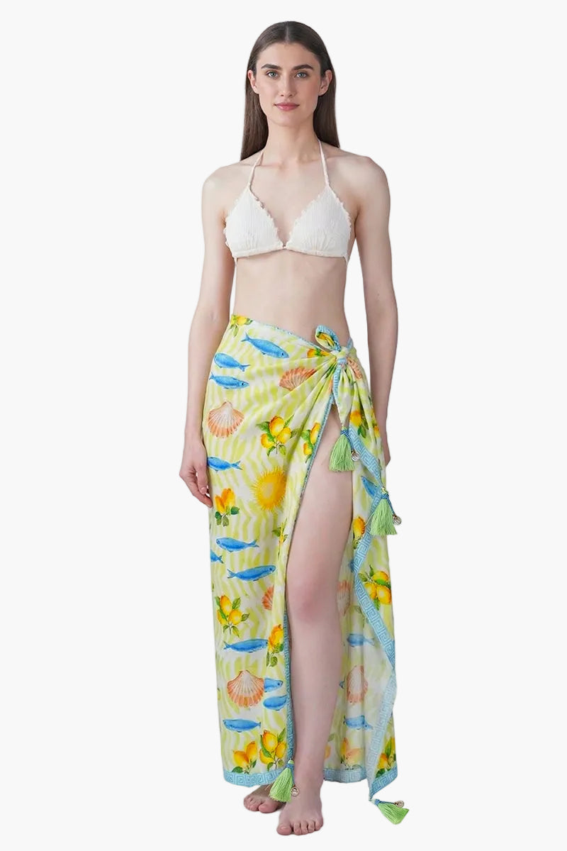 Fish Shell Sunshine Sarong