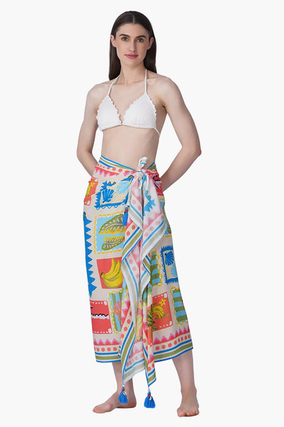 Toucan Pop Fruit Sarong