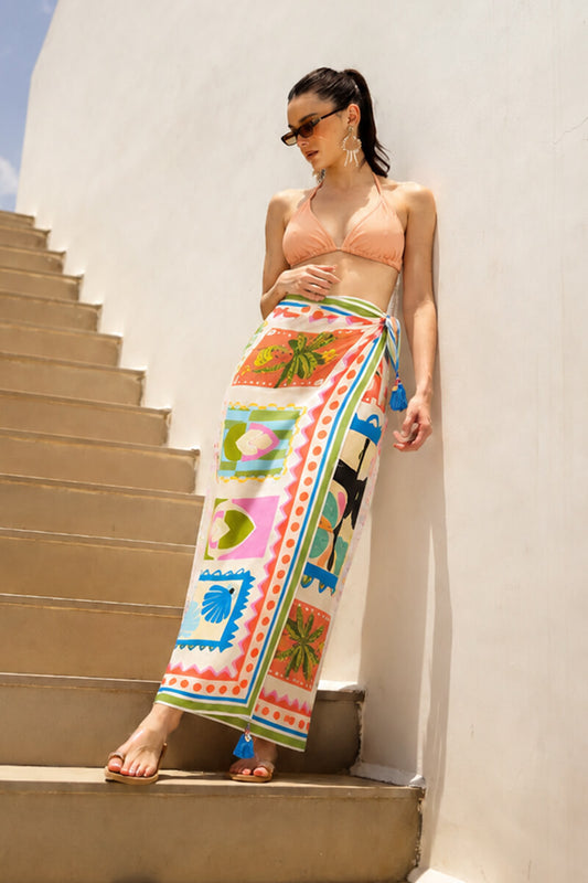 Toucan Pop Fruit Sarong