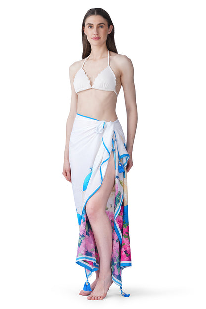 Santorini Dream Print Sarong
