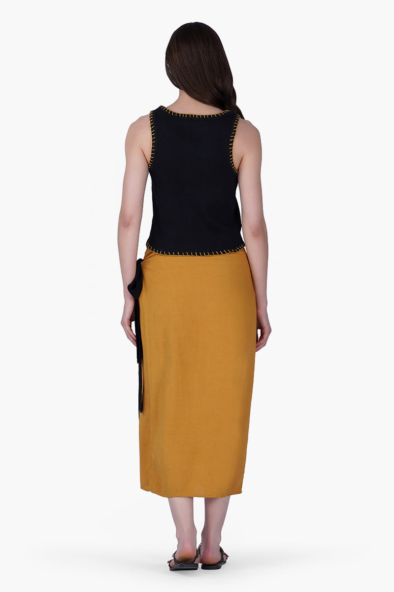Set of 6 Black Essential  Sleeveless Top (S, M & L)