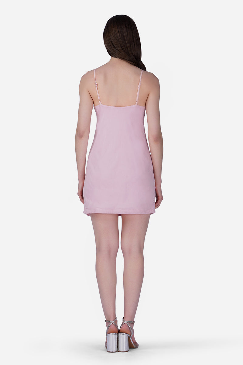 Set of 6 Pink Ocean Jewel Embellished Dress
