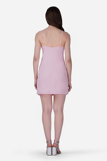 Set of 6 Pink Ocean Jewel Embellished Dress