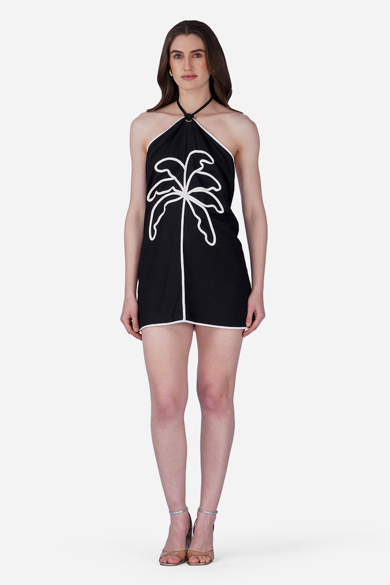 Set of 6 Night Forest Halter Short Dress (S, M & L)