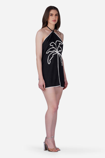 Set of 6 Night Forest Halter Short Dress (S, M & L)