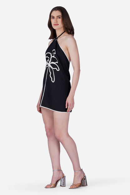 Set of 6 Night Forest Halter Short Dress (S, M & L)