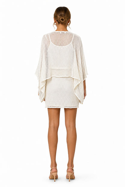 Set of 6 Sea Charm Mesh Short Kaftan (S,M,L)