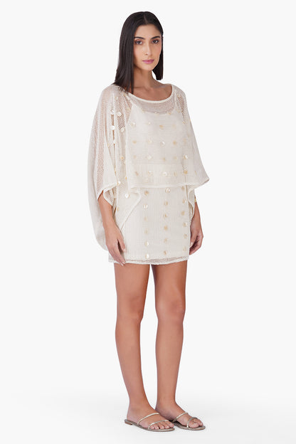 Set of 6 Sea Charm Mesh Short Kaftan (S,M,L)