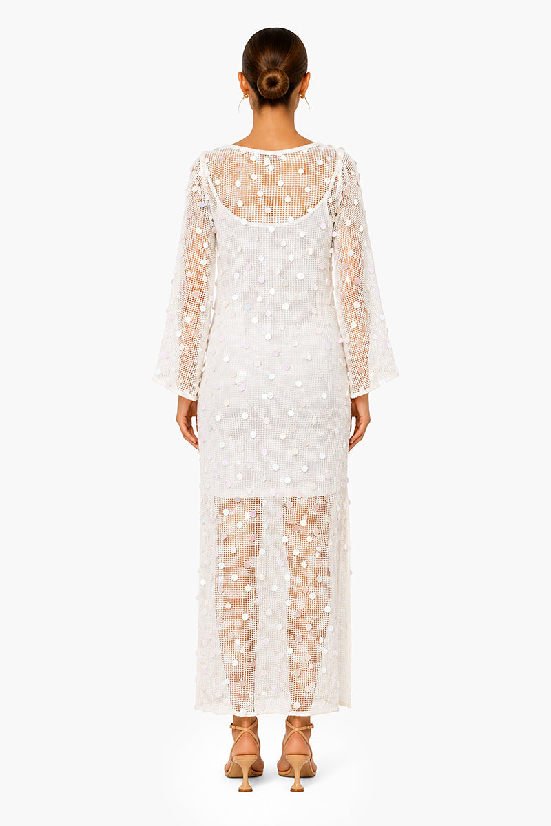 Set of 6 Shell Sequin Mesh Cover-Up (S,M,L)