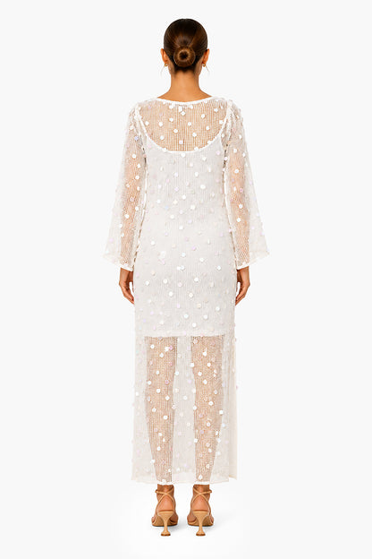 Set of 6 Shell Sequin Mesh Cover-Up (S,M,L)