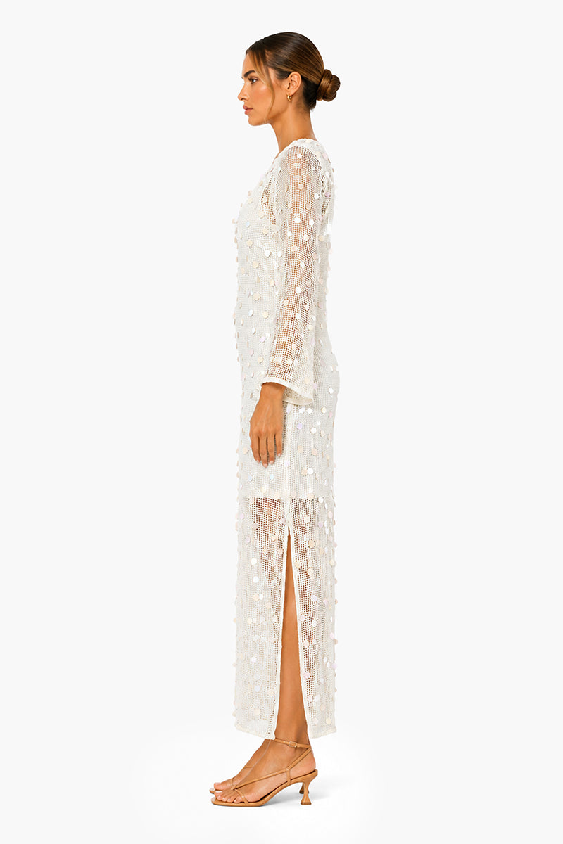 Set of 6 Shell Sequin Mesh Cover-Up (S,M,L)