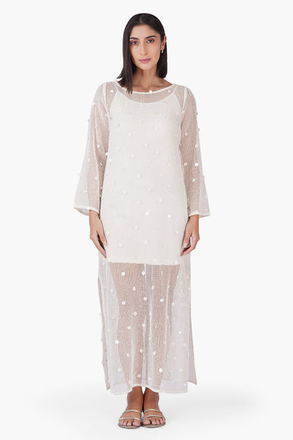 Set of 6 Shell Sequin Mesh Cover-Up (S,M,L)