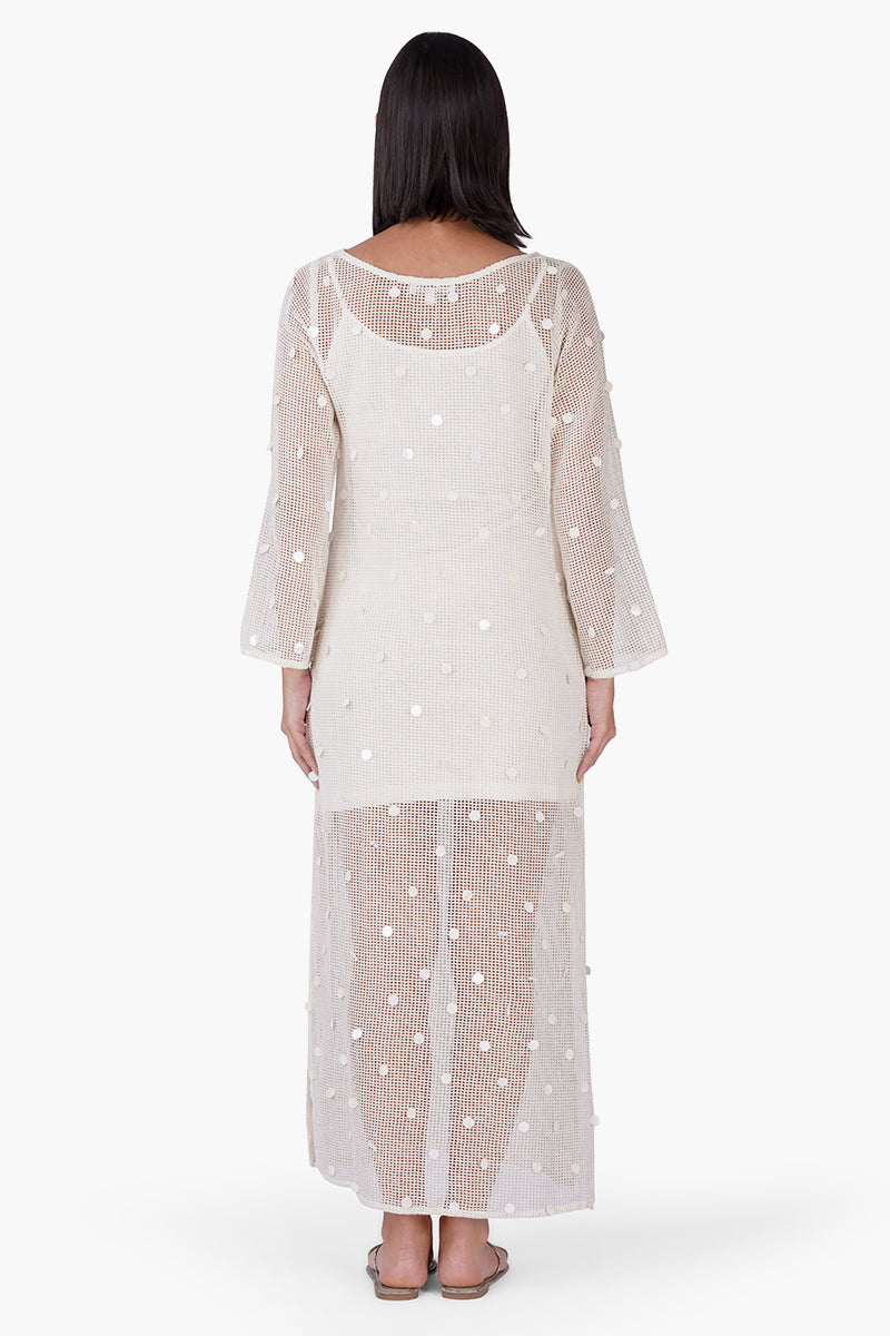 Set of 6 Shell Sequin Mesh Cover-Up (S,M,L)