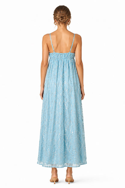 Set of 6 Aqua Aura Flared Dress (S,M,L)