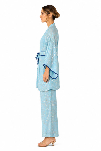 Set of 6 Aqua Aura Flared Pants (S,M,L)