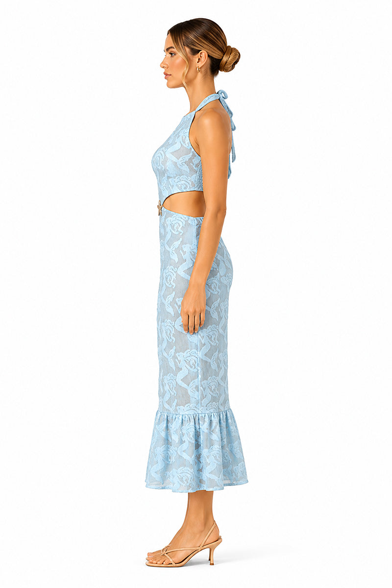 Set of 6 Ocean Blue Bodycone Cover Up (S,M,L)
