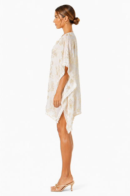Set of 6 Shoreline Shimmer Short Kaftan (S,M,L)