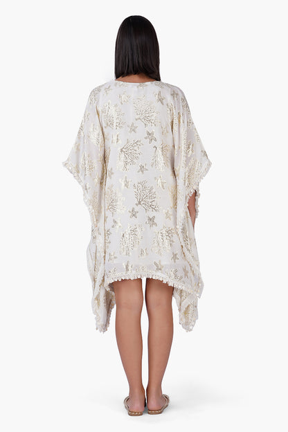 Set of 6 Shoreline Shimmer Short Kaftan (S,M,L)