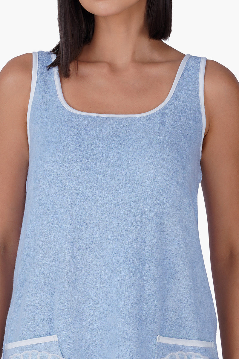 Set of 6 Blue Mariner Shell Slip On Short Dress (S,M,L)