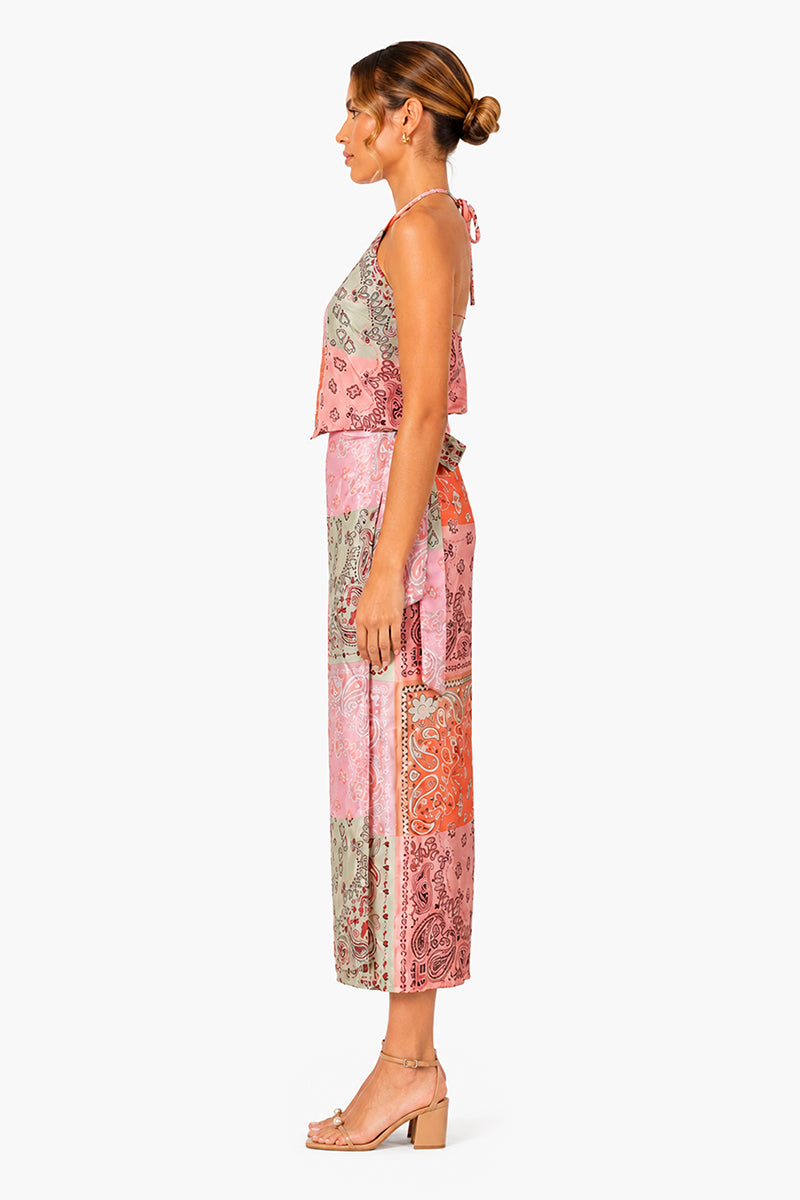 Set of 6 Prism Paisley Bandana Print Hankey Top (S,M,L)
