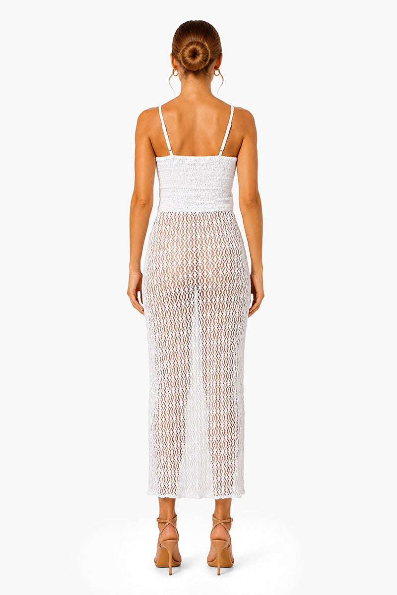 Set of 6 Starlight Lace Cutout Knot Dress (S,M,L)