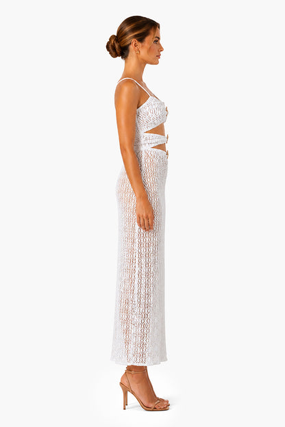 Set of 6 Starlight Lace Cutout Knot Dress (S,M,L)