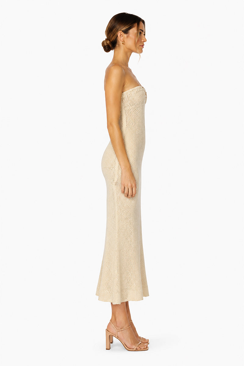 Set of 6 Sandstone Sculpt Knot Maxi Dress (S,M,L)